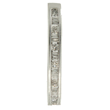 0.25 CTW DIAMOND PENDANT, 10K WHITE GOLD, I/I1